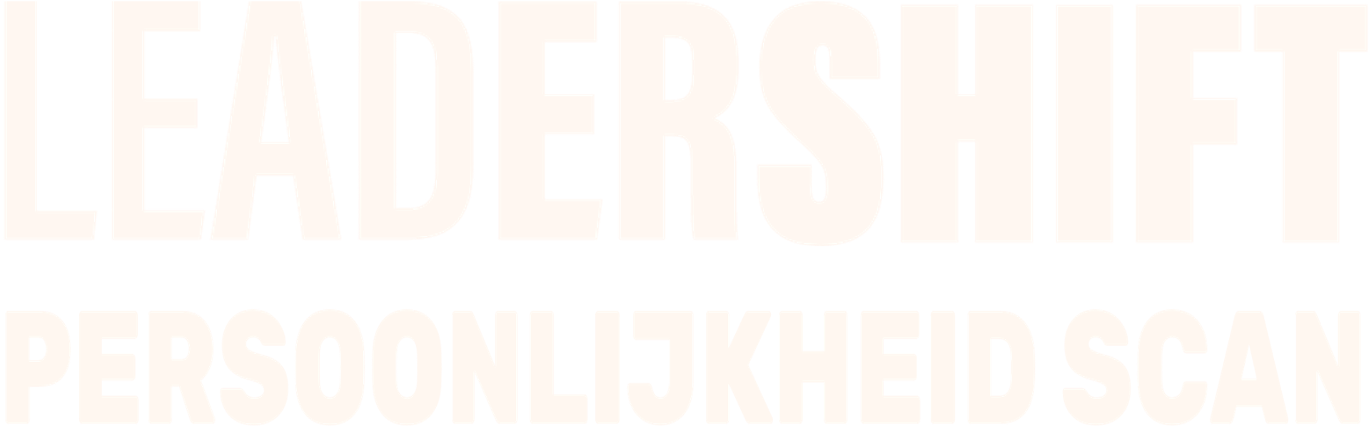 Leadershift Persoonlijkheid Scan